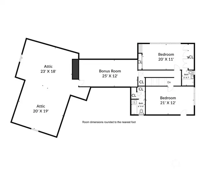 Upper Level Floorplan