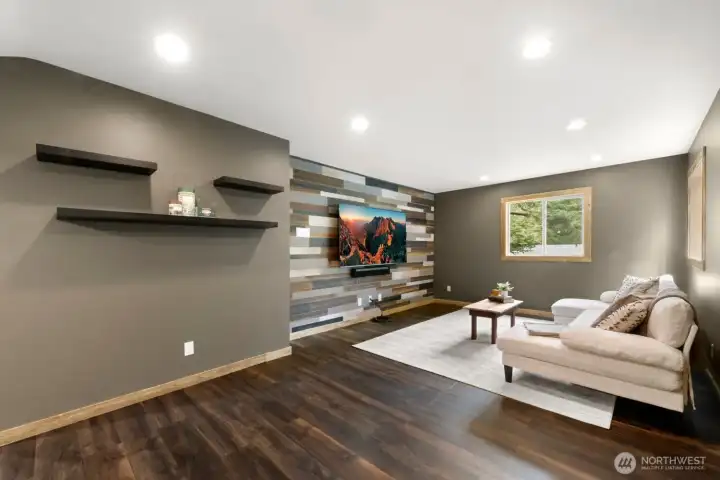 A bonus living space gives everyone room to spread out. Perfect for movie nights, games, or relaxing after a day of adventure. A bonus living space gives everyone room to spread out. Perfect for movie nights, games, or relaxing after a day of adventure.