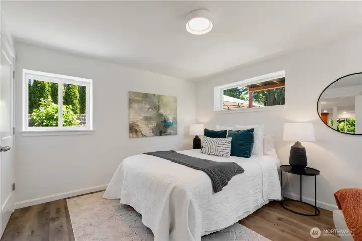 Main floor bedroom. Great for multi generational living and guests. Main floor bedroom. Great for multi generational living and guests.