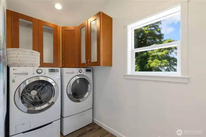 Laundry room on main floor Laundry room on main floor