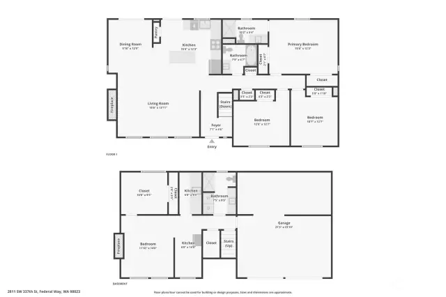 House layout both floors