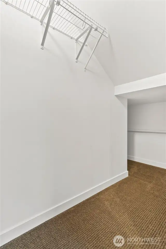 Walk-in closet on ground floor