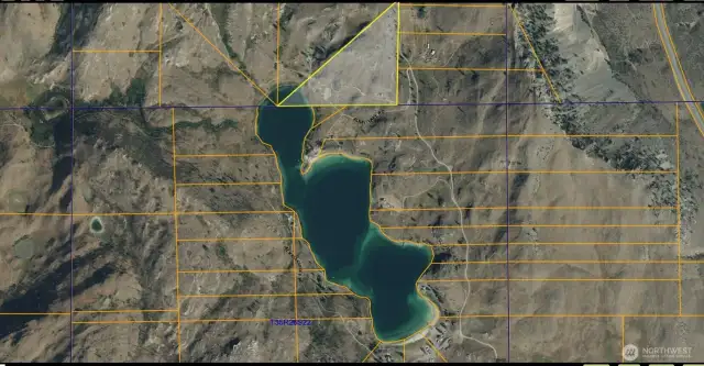 Alkali Lake, Property in yellow
