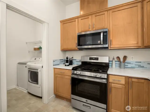 Utility room next to the kitchen