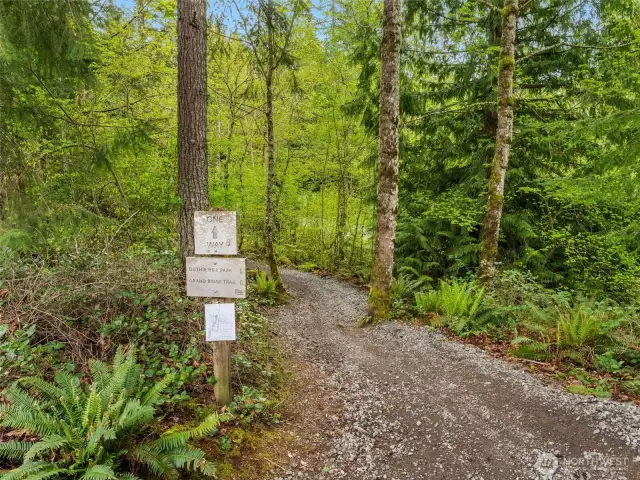 Numerous walking trails nearby
