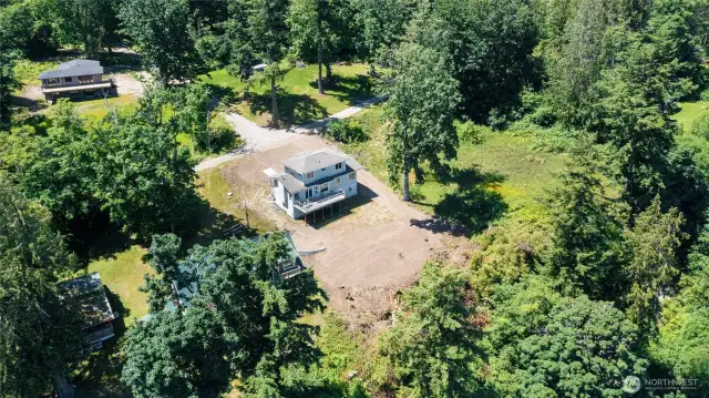 Perfectly placed on the lot to maximize space for amazing views & a large backyard.