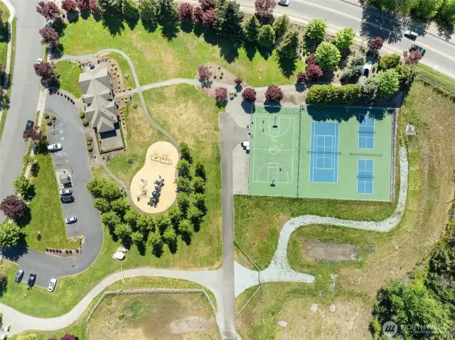 Neighborhood Clubhouse courtyard