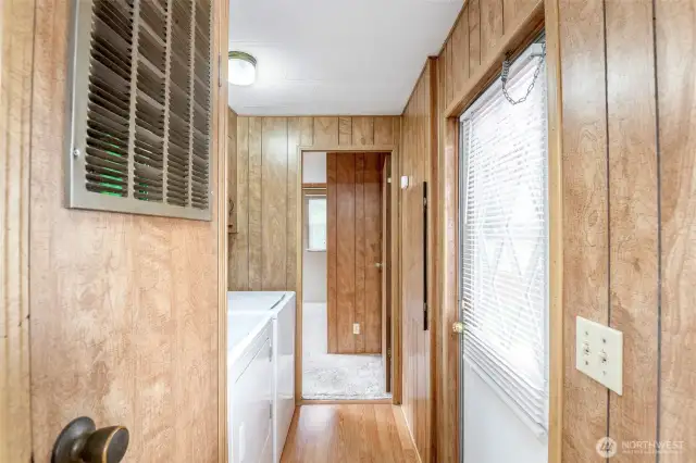 Back door entrance