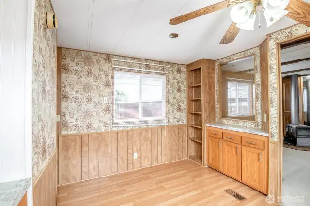 Dining Room off the kitchen