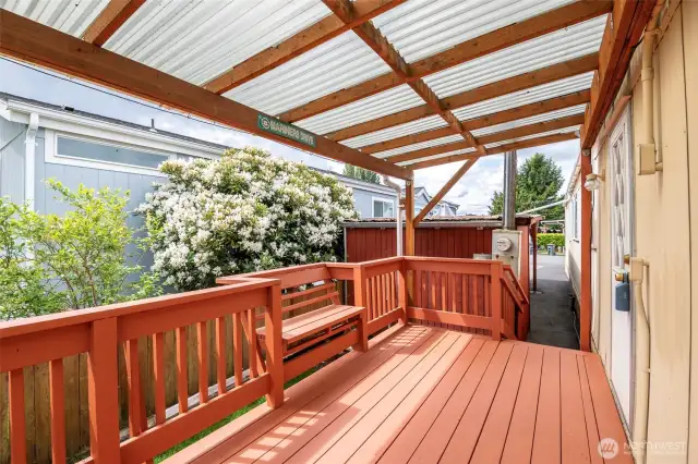 Imagine drinking your coffee in the morning on your porch!