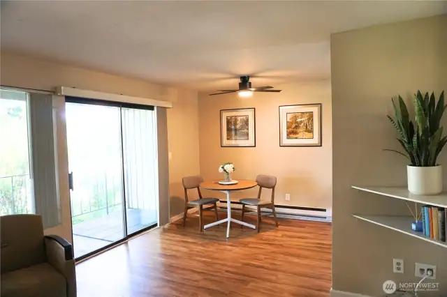 Open concept living and lots of natural light