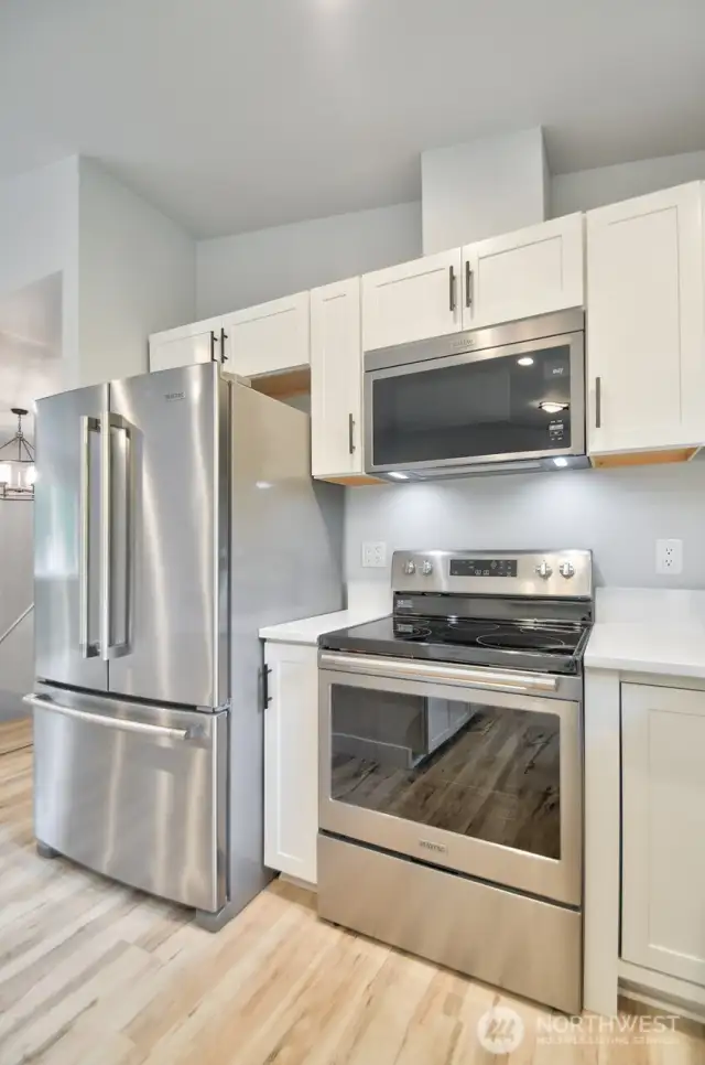 New appliances in kitchen