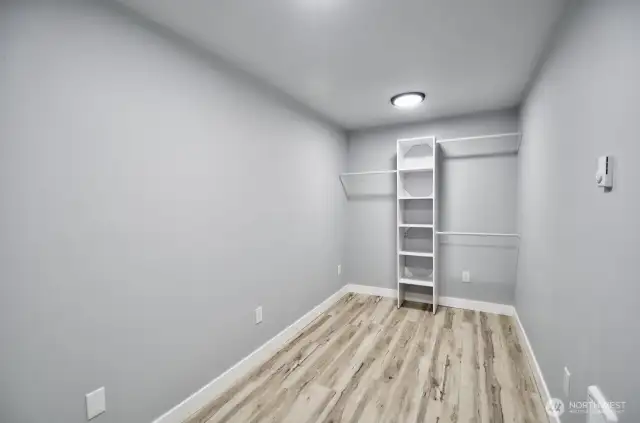 Primary closet