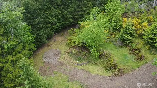 Overhead view of second lot