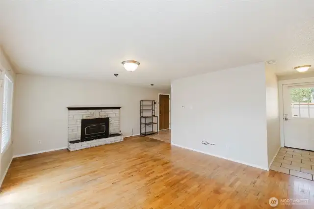 Open up Living room wall to Kitchen?