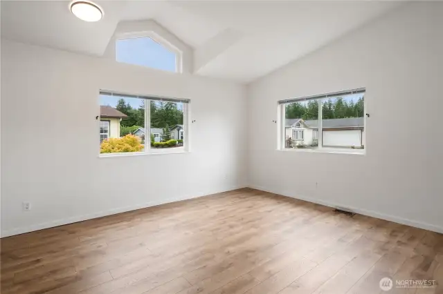 Windows provide lots of natural light