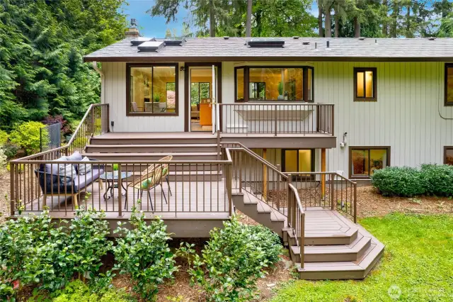 So many spaces to enjoy the outdoors.