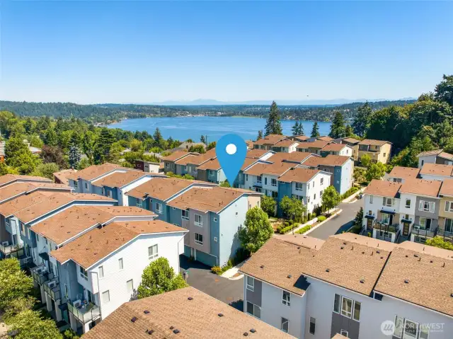 .3 miles from Lake Washington and Burke-Gilman trail