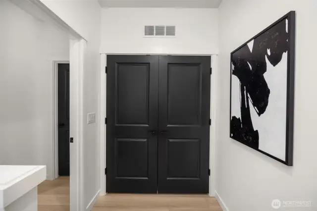3rd floor landing includes central, Nest AC unit and laundry room