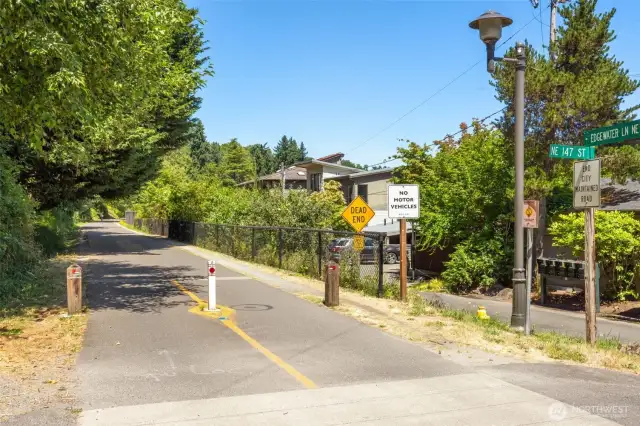 .3 Miles from Burke-Gilman trail, ideal for running, biking, and enjoying the north end of Lake Washington.