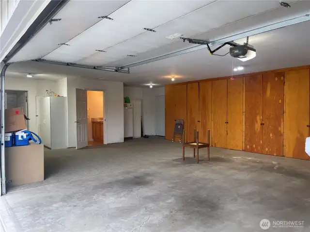 Plenty of storage area in Garage