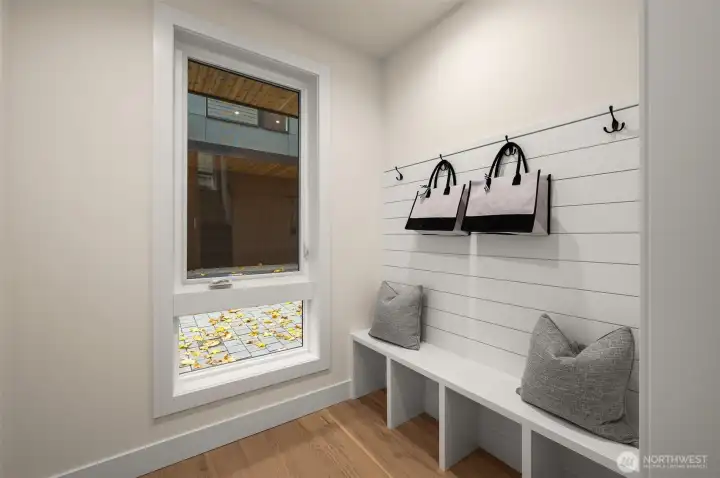 Mud room.