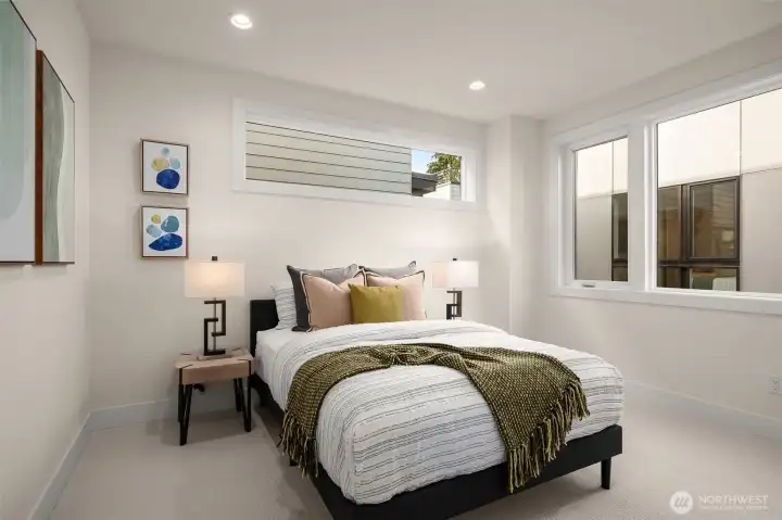 3rd level Fourth Bedroom.