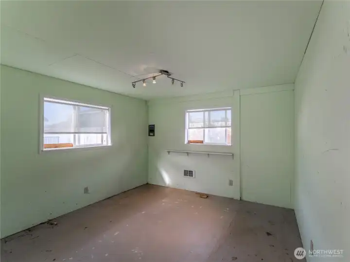 Hobby room or office in shop