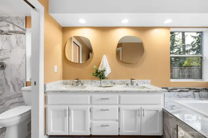 Primary bath all new