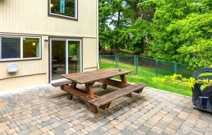 access to patio off game room