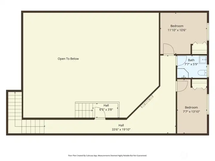 View Of Garage And Lower Floor Plan