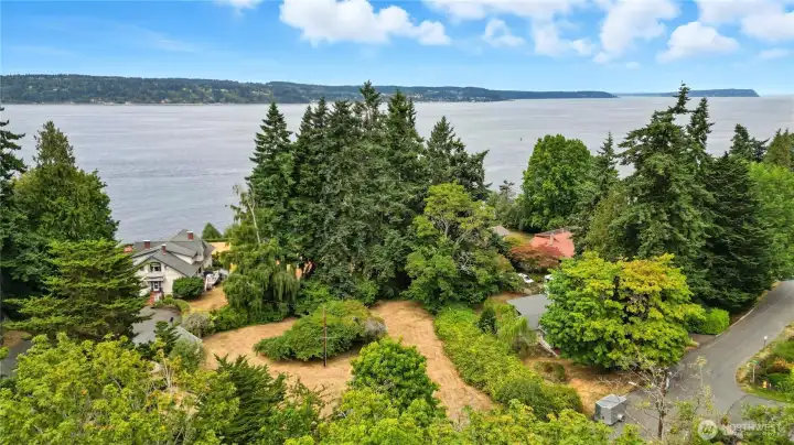 Views approximately 30 feet from highest point on the lot.