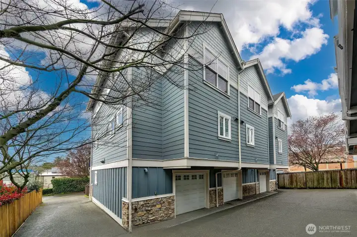 Garage accessed directly into the home.