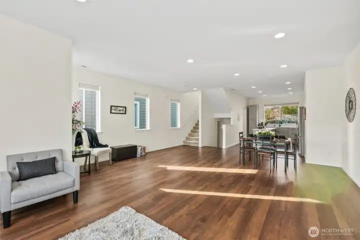 Open sightlines from the kitchen to living spaces—perfect for entertaining and everyday connection.