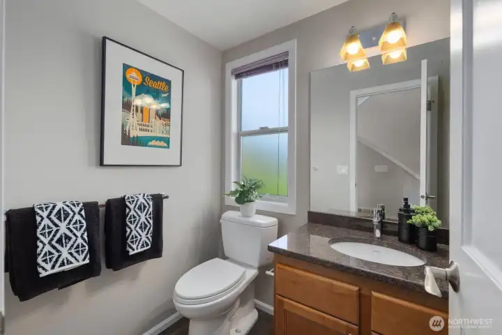 Half bath on the main.