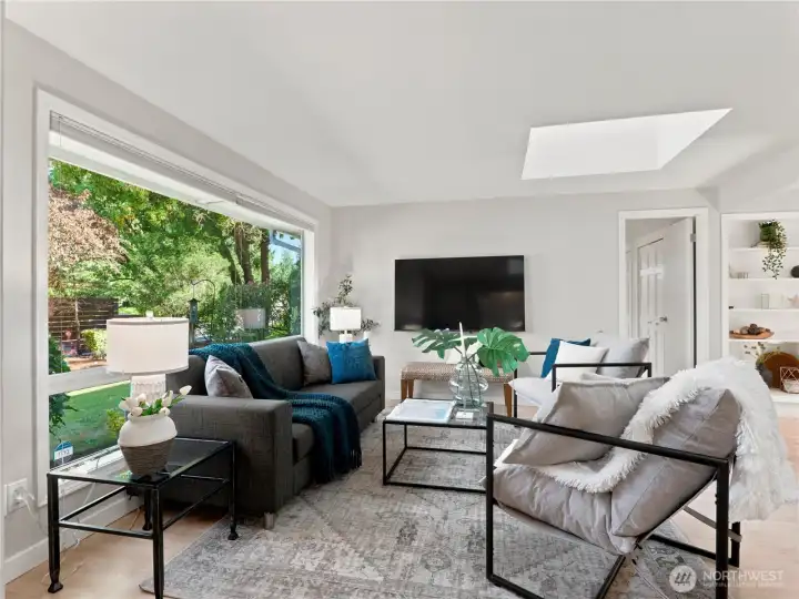 Light and bright living room