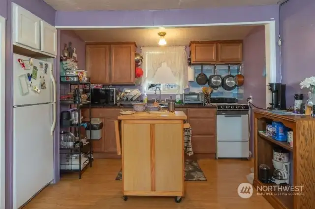 kitchen in cabin