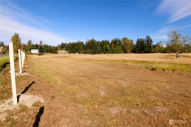 South end of fence line