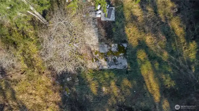 An overhead view