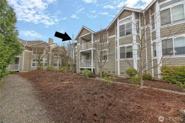 Back Of Home Showing Walking Trail