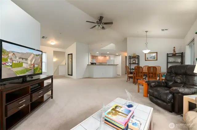 Living Room To Kitchen View