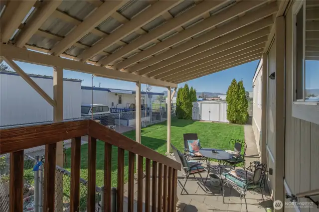 Yard and Storage shed