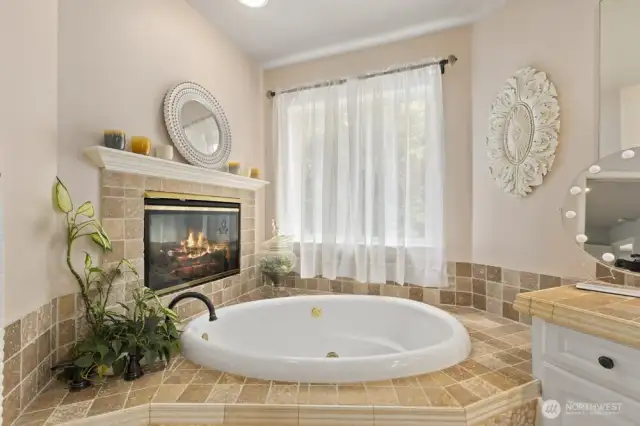 A bathroom built for relaxing!