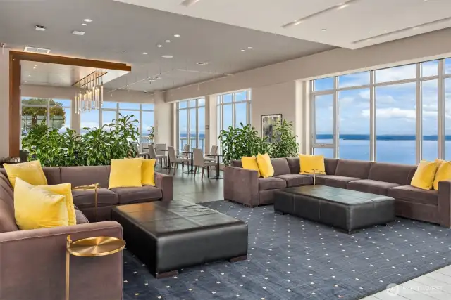 Sky terrace on 41st floor.