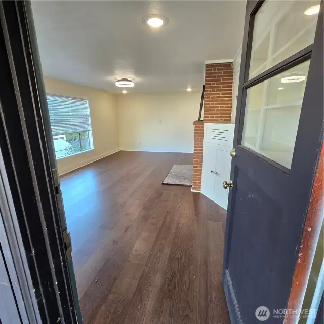 Downstairs living