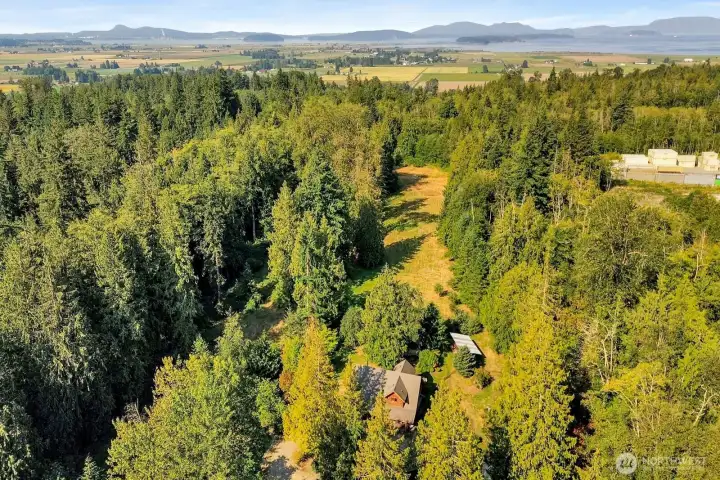 From above, note how much privacy would be yours