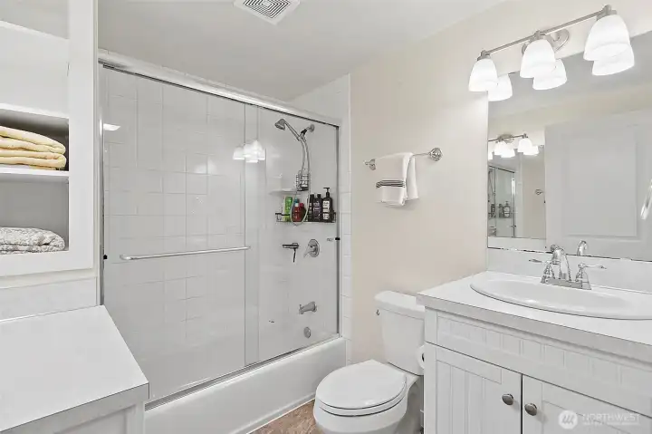 Full bath on main floor
