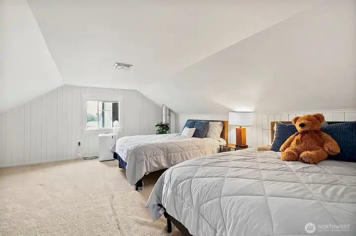 Another view of HUGE bedroom upstairs