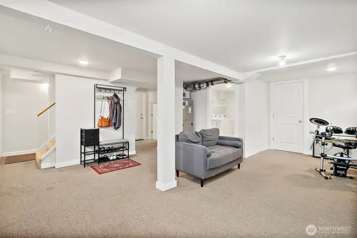 Big finished basement.