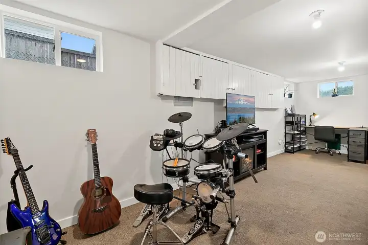 Big finished basement
